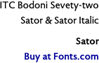 ITC Bodoni Sevety-two